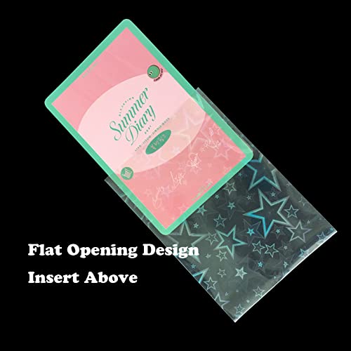 Kpop Photocard Sleeves - 100pcs Star Trading Card Protectors 56x88mm