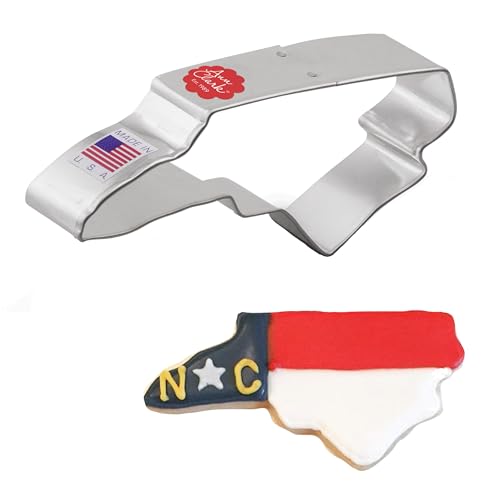 North Carolina Cookie Cutter - 4 Inch State Shape, Made in USA