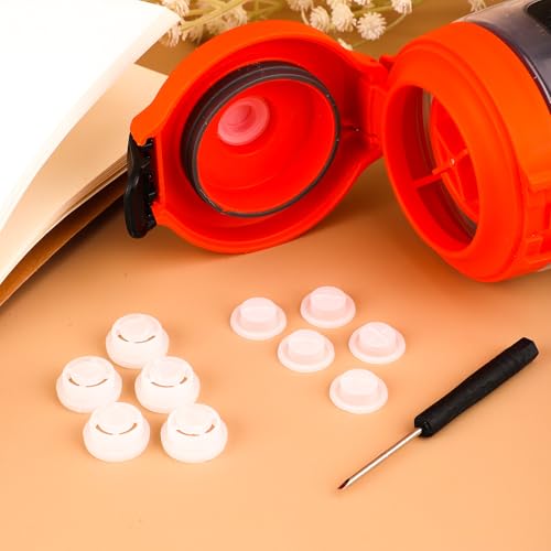 Dispensing Rubber Valves Replacement Kit for Water Bottles - 6 Pack