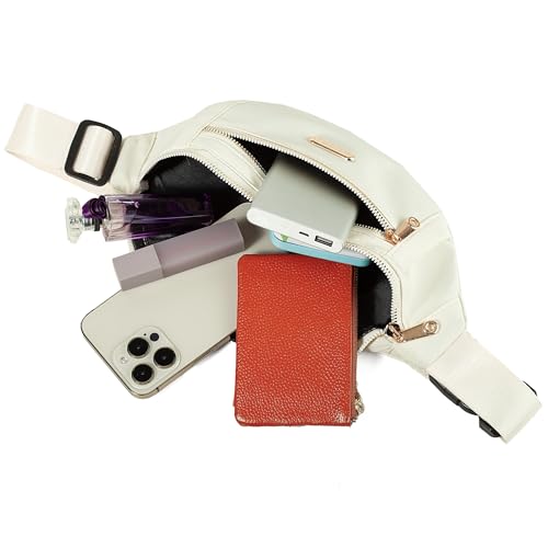 Fanny Pack Crossbody Bag for Women - C Beige