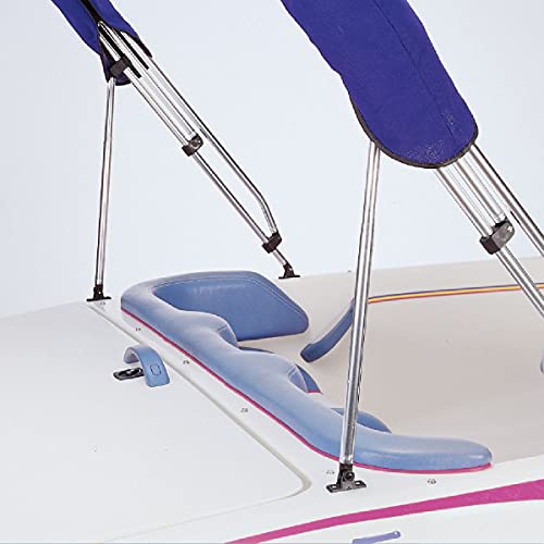 Savvycraft Bimini Top Rear Support Poles, 1" Aluminum 2 Poles & Hardware