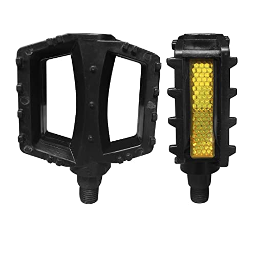 Kids Bike Pedals - Upgraded Resin with Reflectors, 16" & 18"