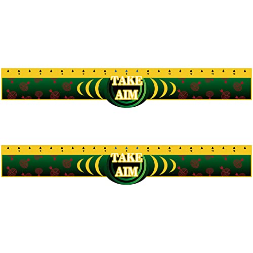 Dart Throw Line Stickers - 2 Pack PVC Floor Markers