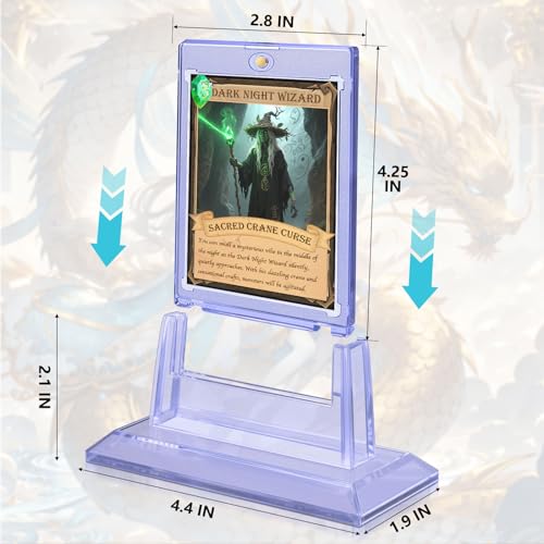 Magnetic Card Holder with Stand - 1 Acrylic Display Case