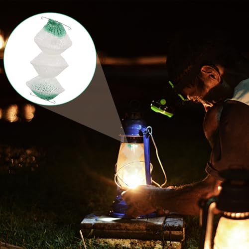 6-Pack Propane Lantern Mantles with Clips - 3-Layer Design