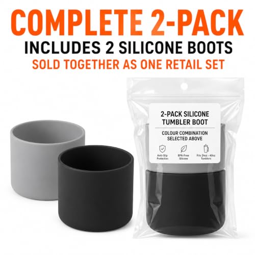 Silicone Tumbler Boots 2-Pack for 2.90–2.95 in Bases - Orchid
