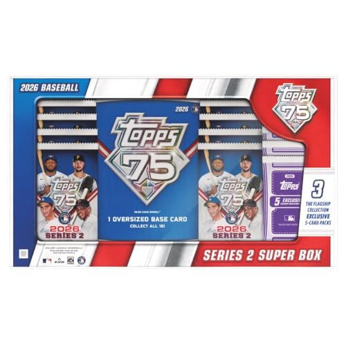 2026 Topps MLB Series 2 Baseball Trading Card Box - 10 Packs