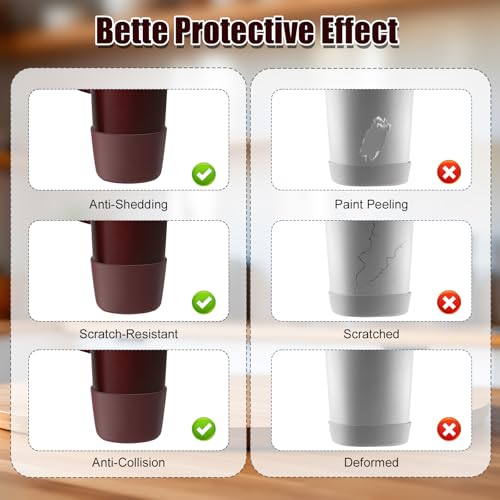 Silicone Boots for Owala SmoothSip Slider Tumbler - Black Cherry, 2pcs