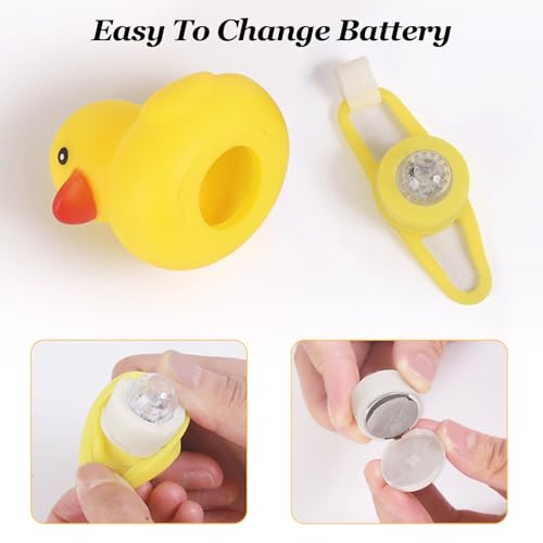 Rubber Duck Car Ornaments - 2 Pack with Bee & Shark Variants