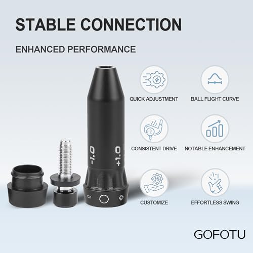 Gofoto/ Gofotu .335 Tip Golf Shaft Adapter Sleeve for Ping G440 Driver (Right Hand) – 1pc