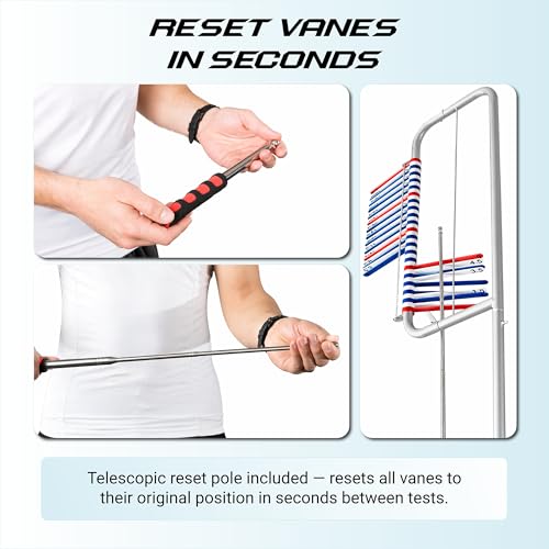 Vertical Jump Tester & Trainer - Telescopic Jump Pole for Basketball & Volleyball Training