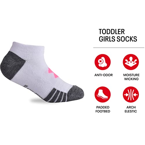 Girls' Low Cut Socks - White - Comfortable Athletic Socks