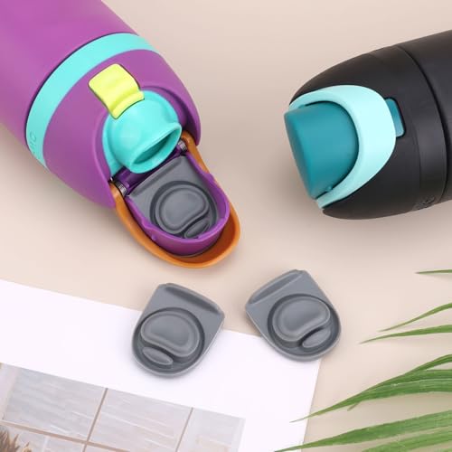 Silicone Water Bottle Stopper Replacements - 3 Pack Leak-Proof Gaskets