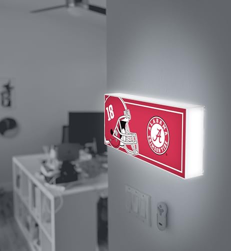 NCAA LED Ambience Light Box - USB-C & Battery Powered, Wall Mountable