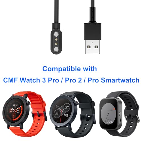 Replacement Charger for CMF by Nothing Smart Watch Pro 1 / Pro 2 / Watch 3 Pro - 3.9 ft Cable