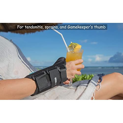 Ossur Form Fit Thumb Spica Arthritis Gamekeeper¡¯s Thumb Tendonitis Support - Contoured Breathable Material (Right, Medium)