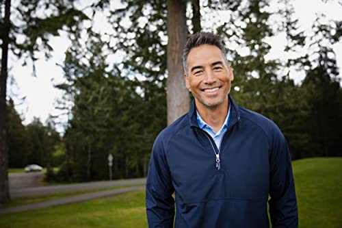 Men's Eco Knit Hybrid Quarter Zip - Large / Black