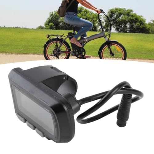 LCD Electric Bike Display Meter for 22.2mm Handlebar - 24V 36V 48V 60V