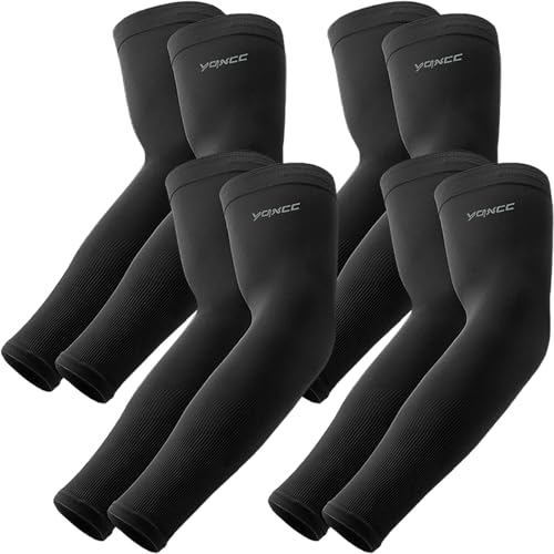 YQXCC Arm Sleeves Cooling UV Sun Protection Sport Compression for Men