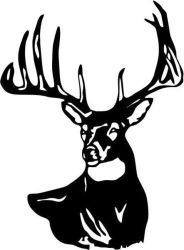 Deer Antlers Vinyl Decal Sticker for Cars & Windows