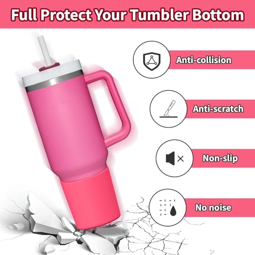 Silicone Boot for Stanley Quencher H2.0 40oz Tumbler - Pink