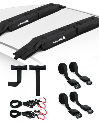 Universal Soft Roof Rack Pads for Kayaks & Surfboards