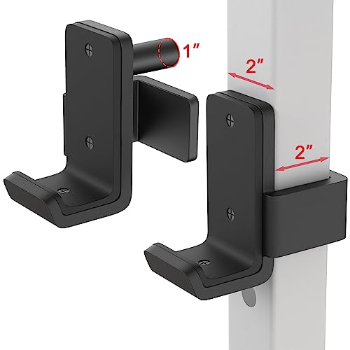 Heavy Duty J Hooks for 2" x 2" Power Rack - 1" Holes