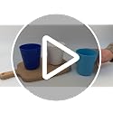 Unbreakable BPA-Free Plastic Drinking Cups - Set of 6, 8oz