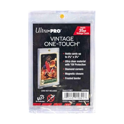 Vintage Sports Card Holder - 35pt Magnetic One Touch Protector
