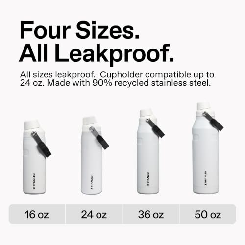 Stanley IceFlow Fast Flow Water Bottle 16oz Rose Quartz Leakproof & Insulated