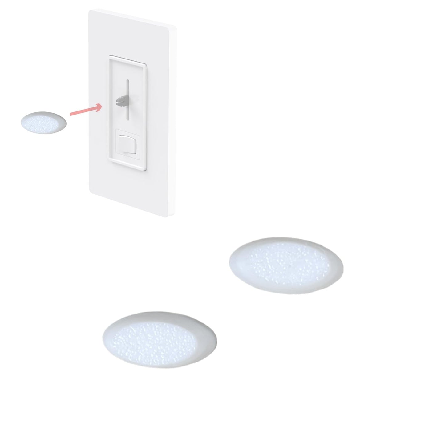 Sevomie 2PCS Replacement Dimmer Knob Compatible with Lutron Skylark Switch Controls