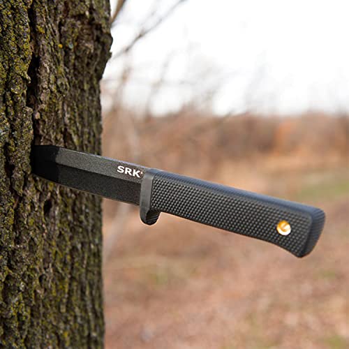 Cold Steel SRK 6-Inch Fixed Blade Knife Black Handle Tactical Survival Knife