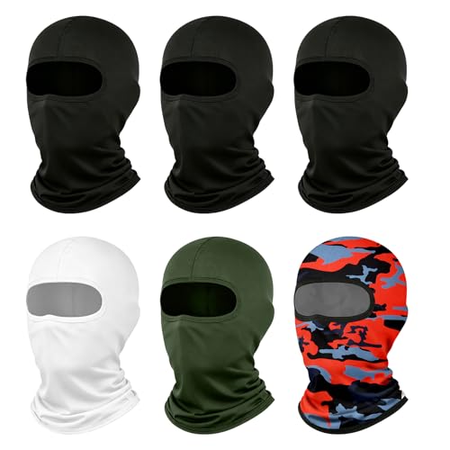 Balaclava Ski Mask - Face Mask for Men & Women - 6 Pack