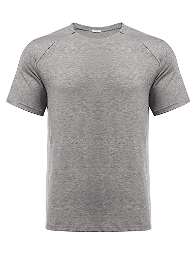 Deyeek Unisex Chemo Port Shirt - Post Shoulder Surgery Recovery Top, Large Grey