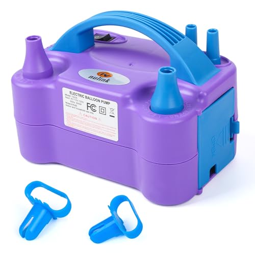 Electric Balloon Pump - Portable Dual Nozzle Inflator for Parties