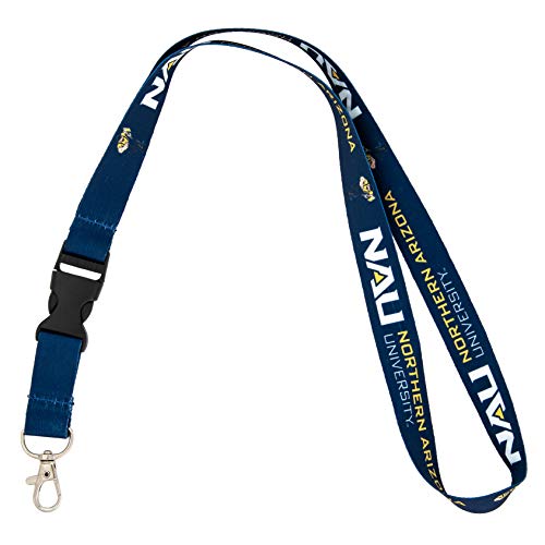 Northern Arizona University Cactus Lanyard with Snap Buckle - Blue