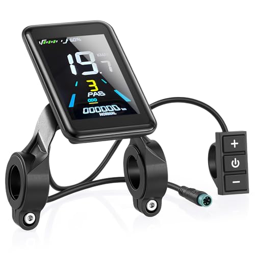 Electric Bike LCD Speedometer - 3.5 Inch Display with Walk Assist