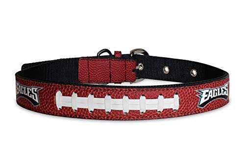 NFL Philadelphia Eagles Dog Collar - Tough Leather, Medium