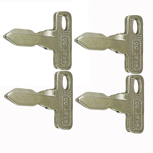 OEM Replacement Ignition Key Set for Club Car DS/Precedent (1982+) - 4 Keys