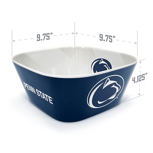 Large Melamine Party Bowl for Game Day - BPA Free, Dishwasher Safe