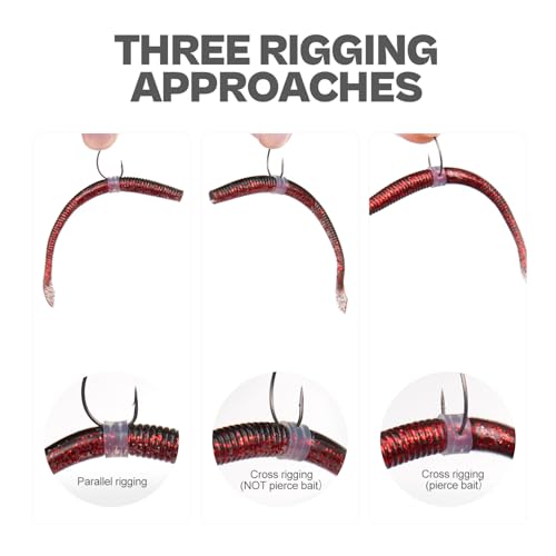 Heavy-Duty Silicone O-Rings for Senko Worms - Medium (4"-6")