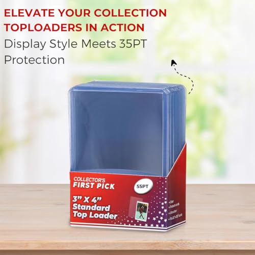 Premium 35PT Top Loaders for Trading Cards - Clear Card Sleeves