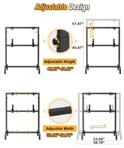 Ardier Black Adjustable Archery Target Stand for Foam and 3D Targets