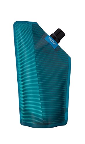 Collapsible Portable Flask with Pour Spout - 10 Ounce, Teal