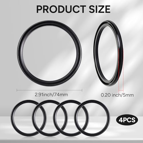 Replacement Gaskets for Yeti 20oz Screw Top Lid - 4 Pack