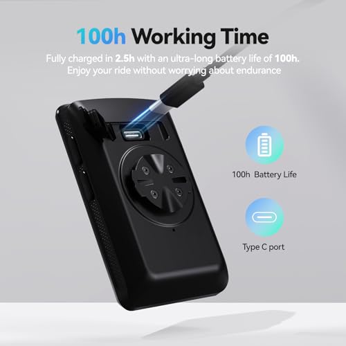 GPS Wireless Bike Computer - 2.8" LCD, 1500mAh, Bluetooth/ANT+