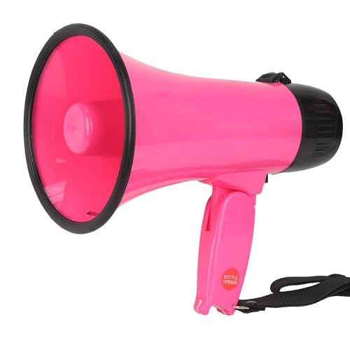 20W Megaphone with Foldable Handle and Voice Recording