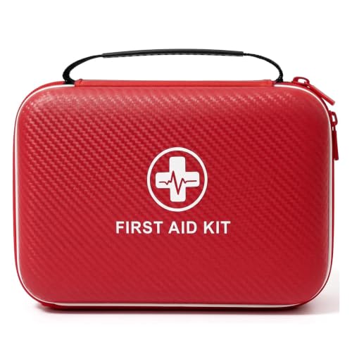 Emergency First Aid Kit Empty with Smart Compartments - 2 Pack, Waterproof EVA Case for Home, Travel, Camping