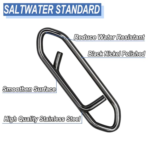 High Strength Fishing Power Clips - 200pcs 75LB Quick Change Snap Connectors