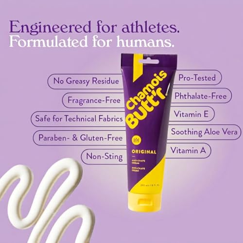 Anti-Chafe Cream for Cycling & Active Lifestyles - 8 oz